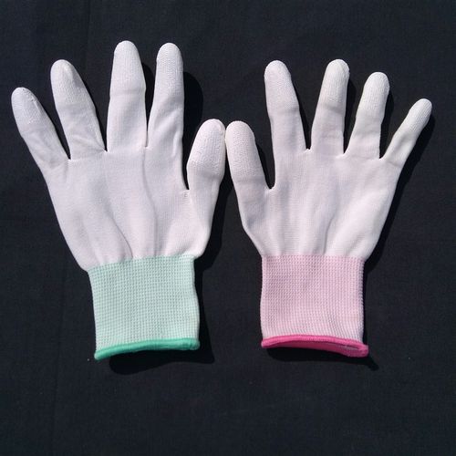 pu涂指手套包邮电子厂防静电手套 薄款 尼龙手套劳保手套