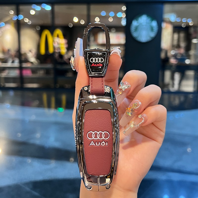 2024款奥迪a6l钥匙套a6合金q8包a4l汽a3l车q5l专用a7壳q3扣q7男q2