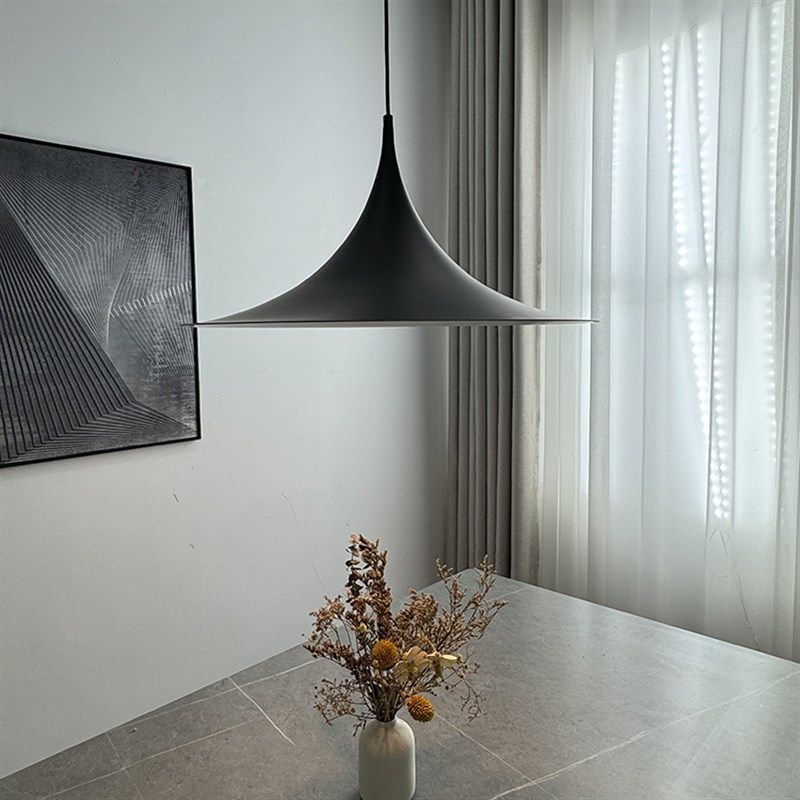 丹麦 SEMI 喇叭吊灯创意单头茶台吧台灯简约无主灯磁吸轨道吊灯