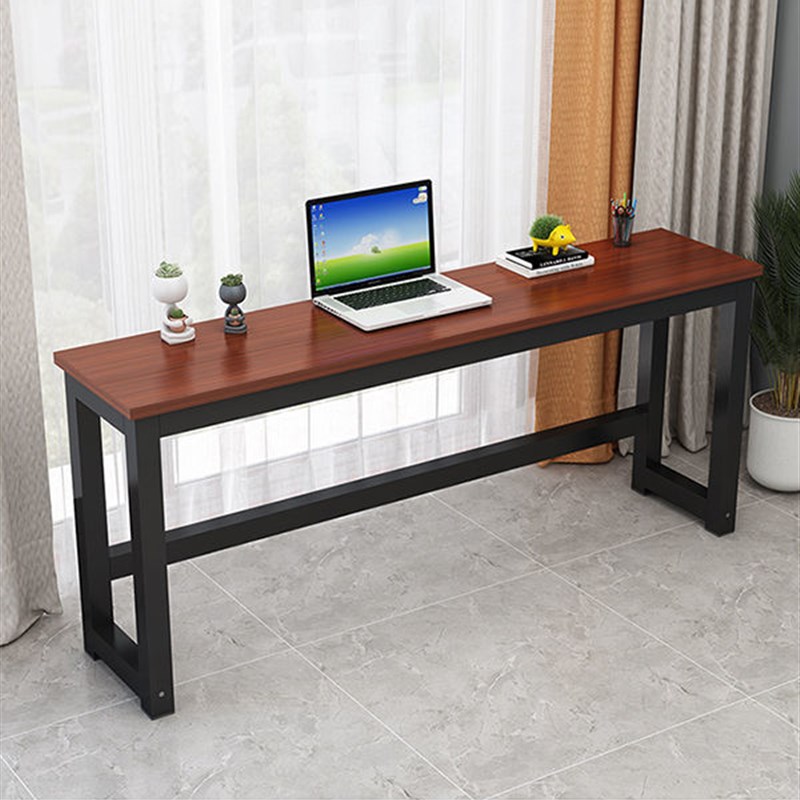 靠墙长条桌窄桌子长方形床尾长方形书桌30cm40厘米50宽学习桌定做