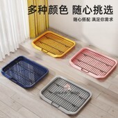 小鹿犬专用狗狗厕所小型犬尿盆防踩屎便盆不锈钢小狗定点排便神器