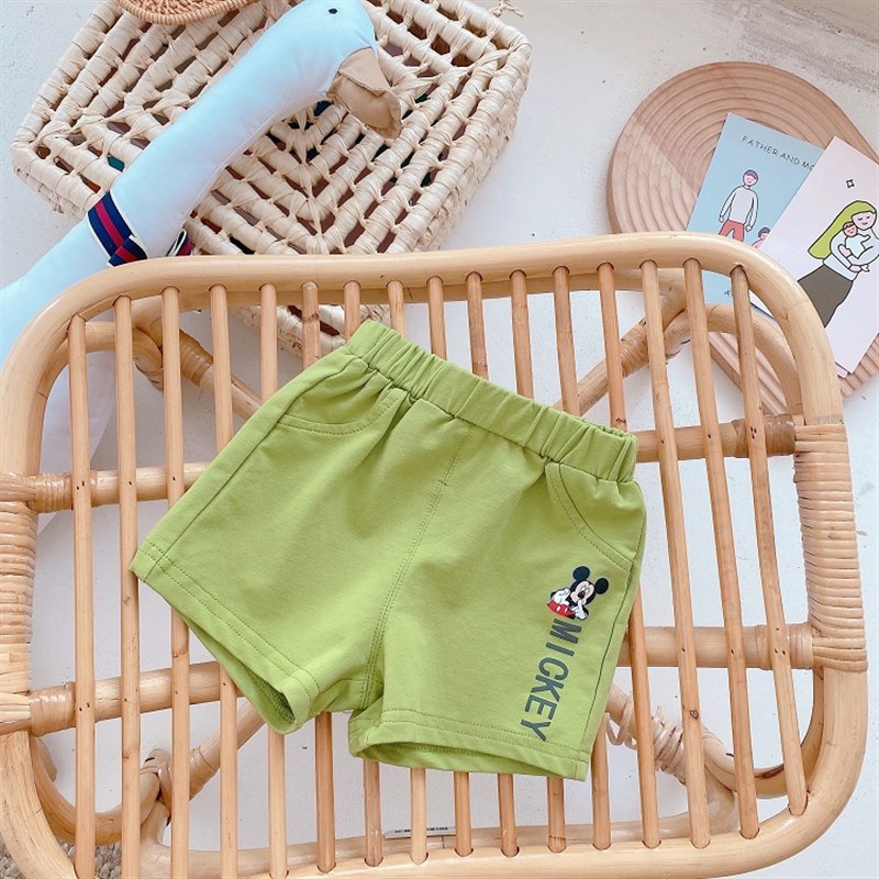 男童短裤夏季外穿幼童婴儿薄款夏装洋气童装纯棉卡通小童宝宝裤子