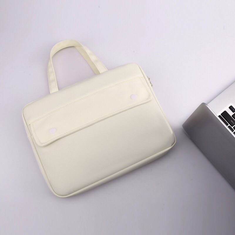 韩版纯色手提ipadpro11寸平板电脑air收纳包14寸笔记本电脑保护包