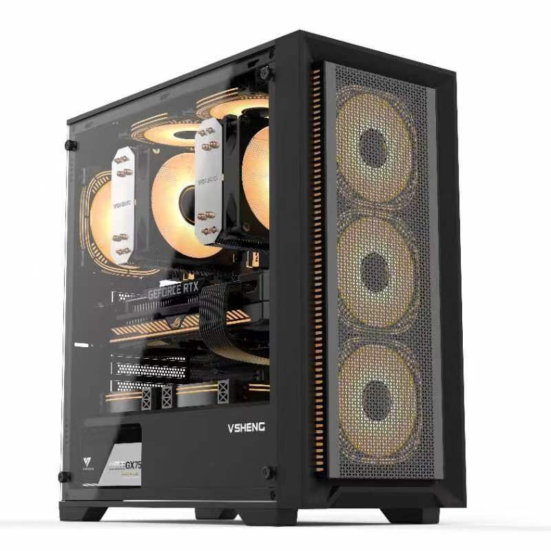 支持 X79 X58 X99 双路服务器主板台式电脑RGB背走线机箱E-ATX