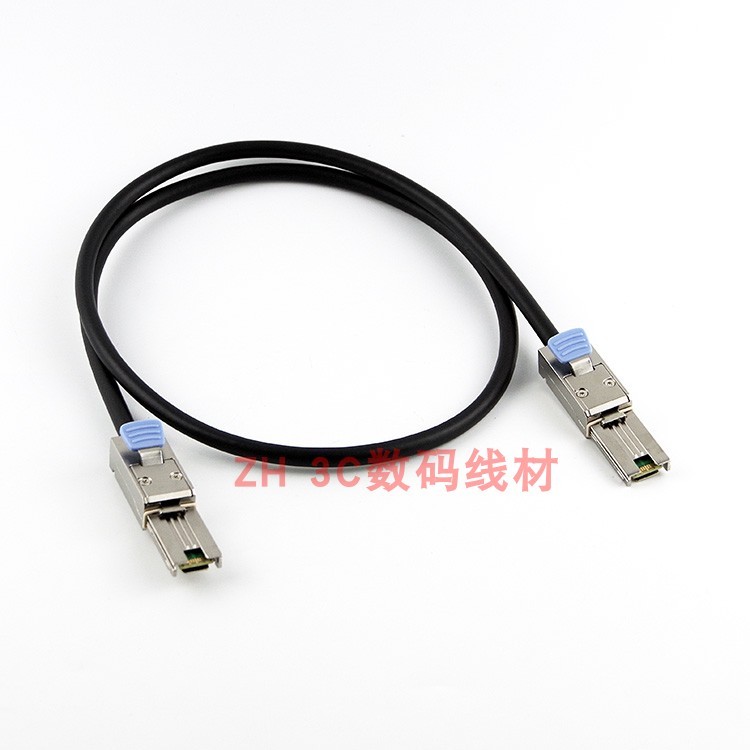 现货MINI SAS线SFF8088-8088服务器外置阵列柜26P-26P线1 2 3米