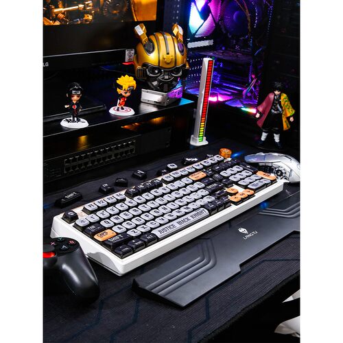 黑白骑士键帽透光机甲零二四号机美加/狮60/atk68/v75wooting键帽