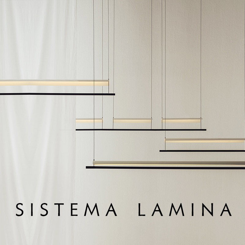 Sistema Lámina日式诧寂风简约复古Vintage长条吧台书房饭厅吊灯