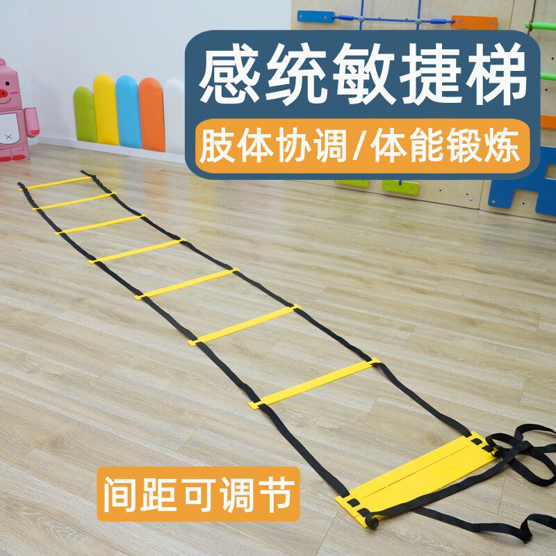 幼儿园儿童敏捷梯体能训练室内感统平衡梯子玩具家用运动器材云梯