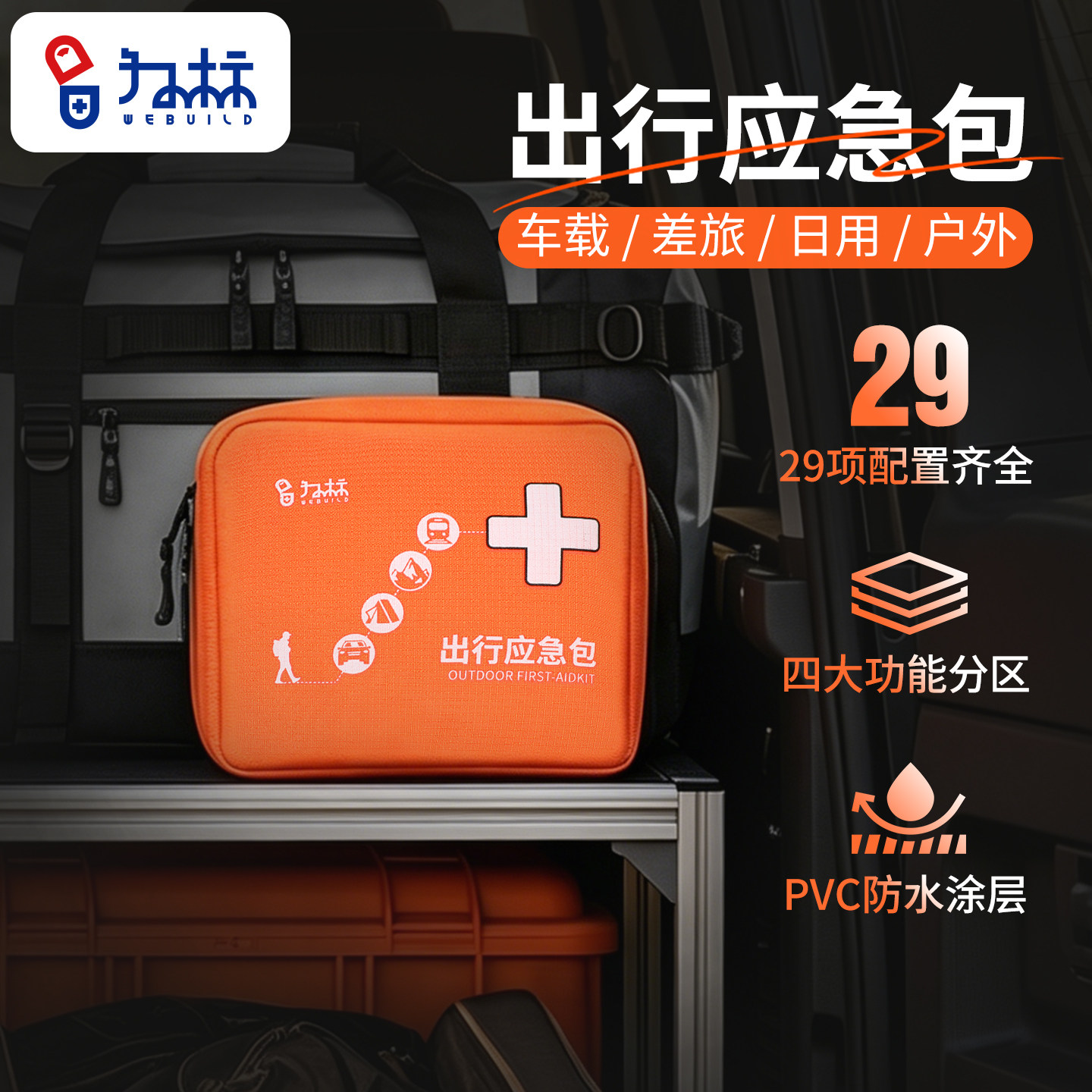 为标车载居家出行轻量便捷应急包图片