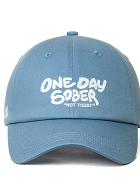 OneDaySober美式立体刺绣帽子 撞色复古纯色棒球鸭舌帽男女情侣款