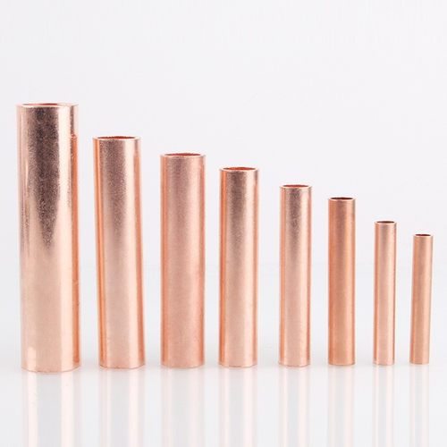 GT铜管连接器电缆对接管中间接头通孔管接线端子铜鼻子10-400平方