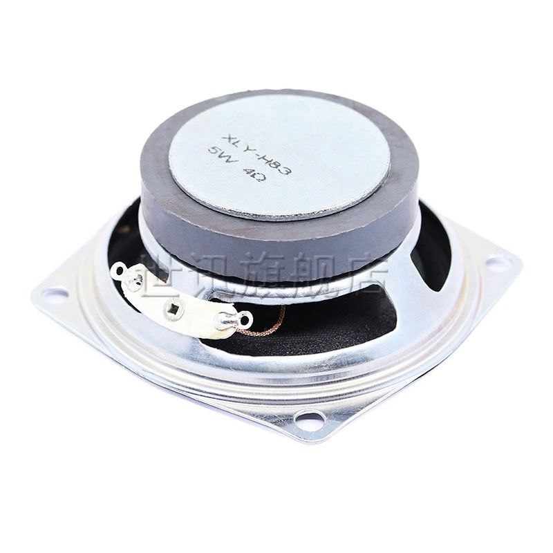 2.5寸外磁全频喇叭 66mm方形4R5W多媒体音箱扬声器4欧5瓦 小喇叭
