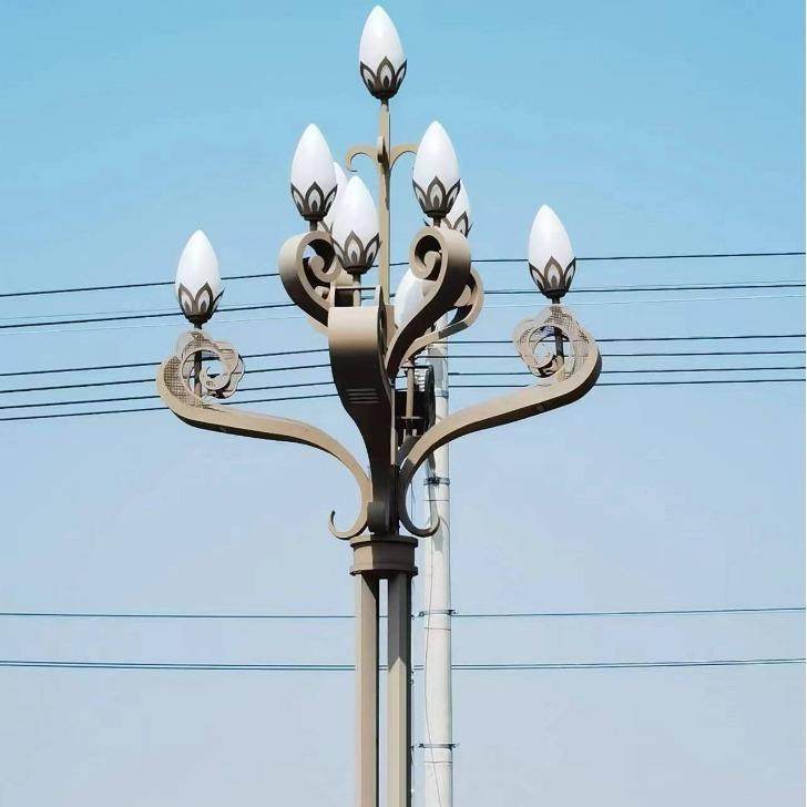 中华灯玉兰灯户外球形路灯杆景观灯具广场组合道路超亮草坪灯,家装灯饰光源,景观庭院灯饰,淘宝优惠券,粉丝福利购,淘宝优惠卷