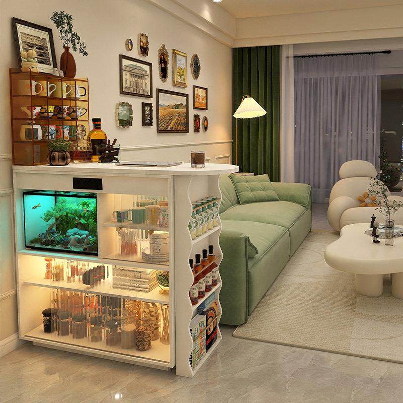 形影家俱吧台家用可伸缩折叠窄岛台小餐柜一体桌现代沙发隔断,住宅家具,吧台,淘宝优惠券,粉丝福利购,淘宝优惠卷