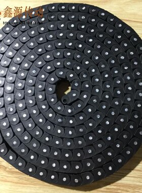 工程塑料RSPC40 60PC输送SMT链条传动短节距耐磨防静电链条白黑色