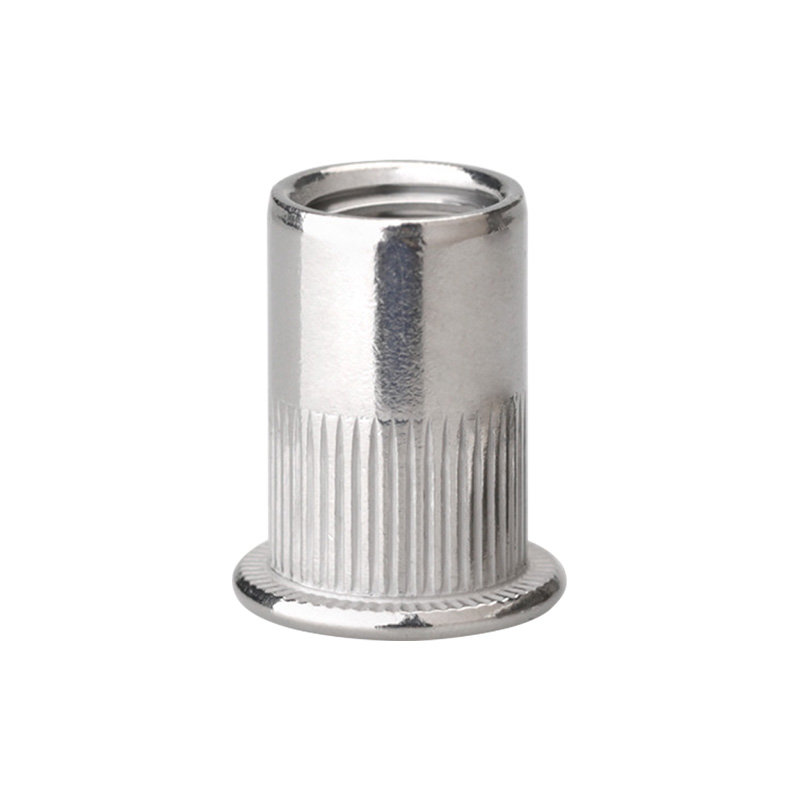 大边竖纹拉铆螺母304不锈钢大边铝合金圆柱拉帽螺母M3-M12