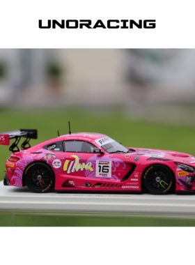 Evisu X UNO联名Mercedes奔驰AMG GT3树脂赛车模型 2024SPA-24H