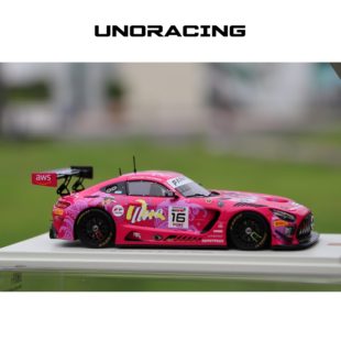 2024SPA Evisu GT3树脂赛车模型 UNO联名Mercedes奔驰AMG 24H