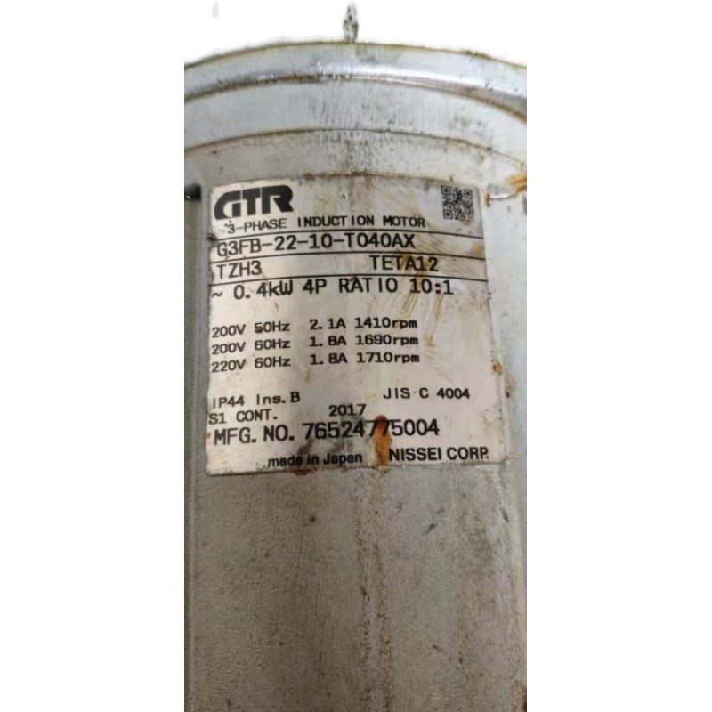 韩国威亚/起亚日精刀臂台湾G3FB-22-10-TO40AX替代电机