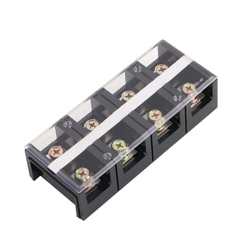 TC-2004固定式大电流接线端子 接线排 柱条台盒 200A.4P铜件