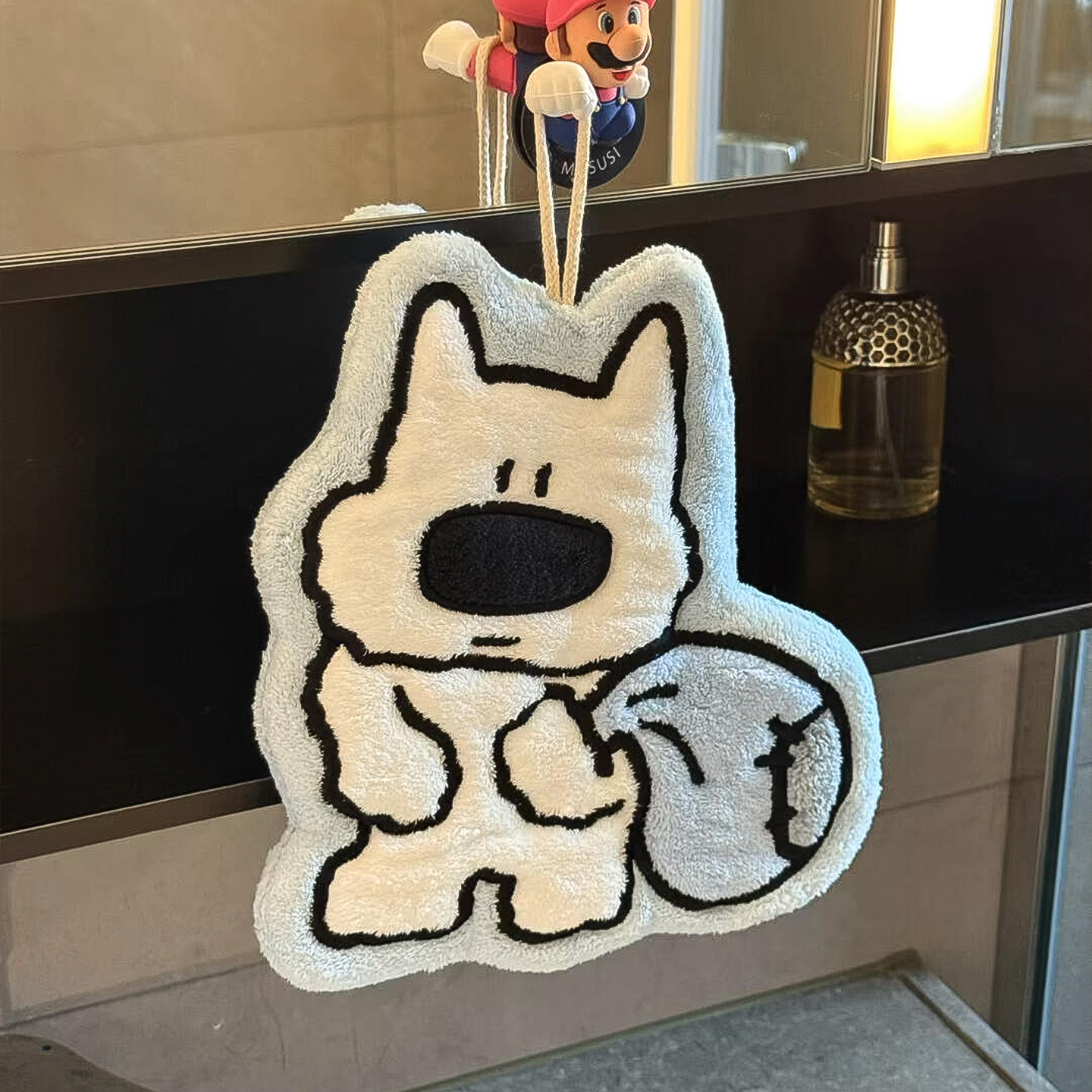 可爱擦手巾挂式超强吸水加厚卫生间高颜值毛巾小方巾速干厨房抹布