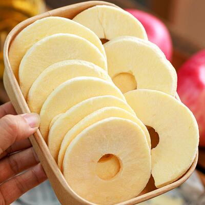 太好吃了！寻脆记FD冻干苹果圈苹果脆片水果乾办公室休闲零食25g