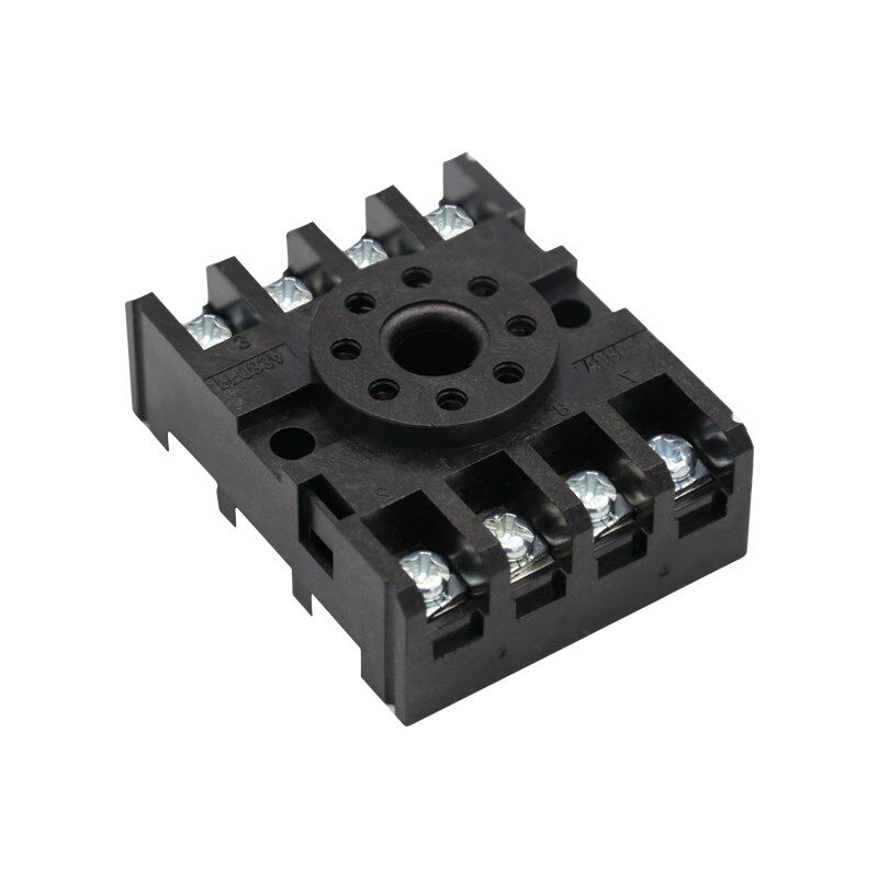 时间继电器底座8脚配DH48S JTX-2C JQX-10F ST3P导轨式继电器底座