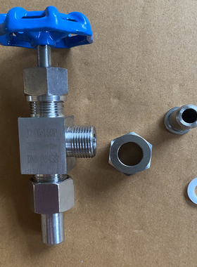 不锈钢直角式压力表截止阀全304材质 GJ24W-160P-DN10