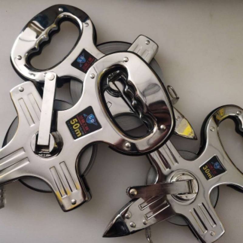 手提尺30米50米钢卷尺100米皮尺长卷尺软尺子工程测量米尺/