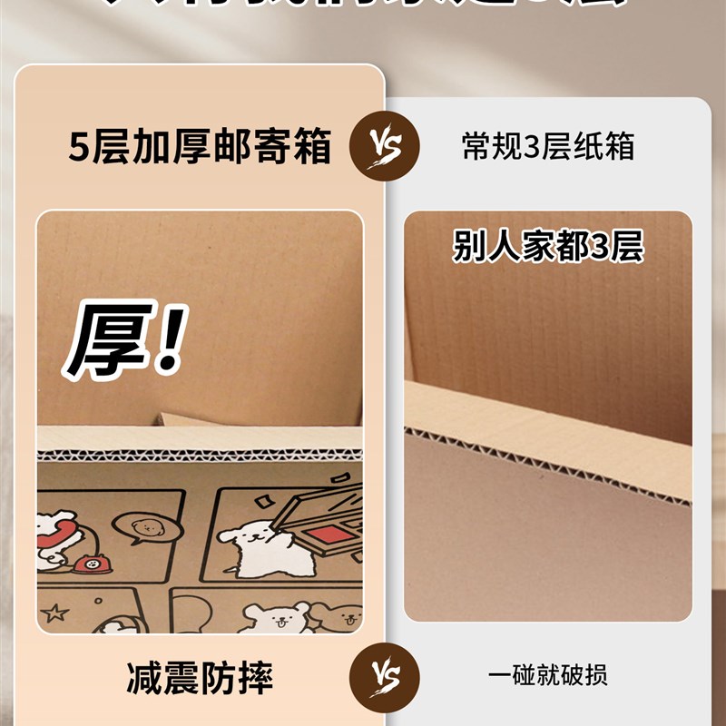 快递箱快递纸箱子礼物盒礼盒空盒生日礼物箱子打包箱礼品快递盒子图片