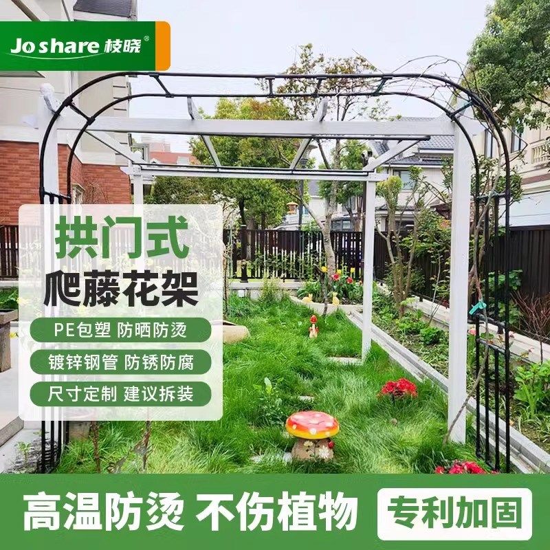 枝晓 园艺拱门花架葡萄架子植物爬藤架庭院月季铁线莲攀爬支撑架,鲜花速递/花卉仿真/绿植园艺,花架,淘宝优惠券,粉丝福利购,淘宝优惠卷