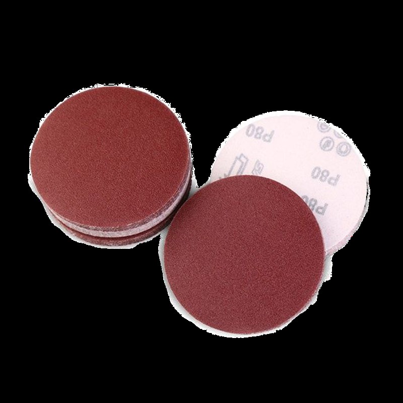 6寸150MM植绒砂纸自粘圆形拉绒片墙面批土金属木工打磨抛光圆盘砂