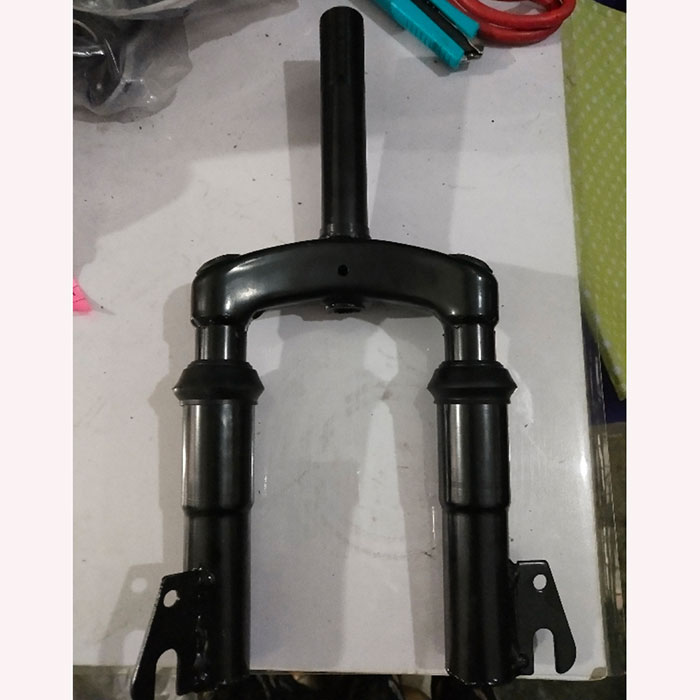 8寸10寸电动车改装26前叉28开口电机改装用迷你前插管前叉减震器