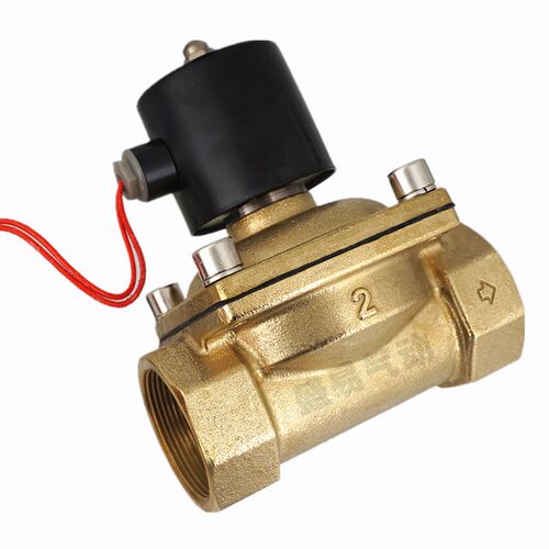 常闭电磁阀水阀气阀2W500-50 220V 24V控制阀开关阀2寸电磁阀DN50