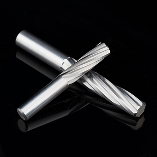 58度钨钢螺旋铰刀整体硬质合金直柄机用绞刀h6H7H8H9加长非标铝用