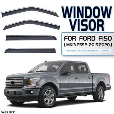 适用于福特F150车窗晴雨挡雨遮阳导流板FordF150Windowvisor