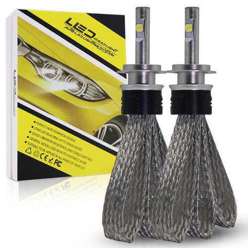 LED汽车前大灯H1H4H1190059012XHP5050编织带汽车LED前大灯