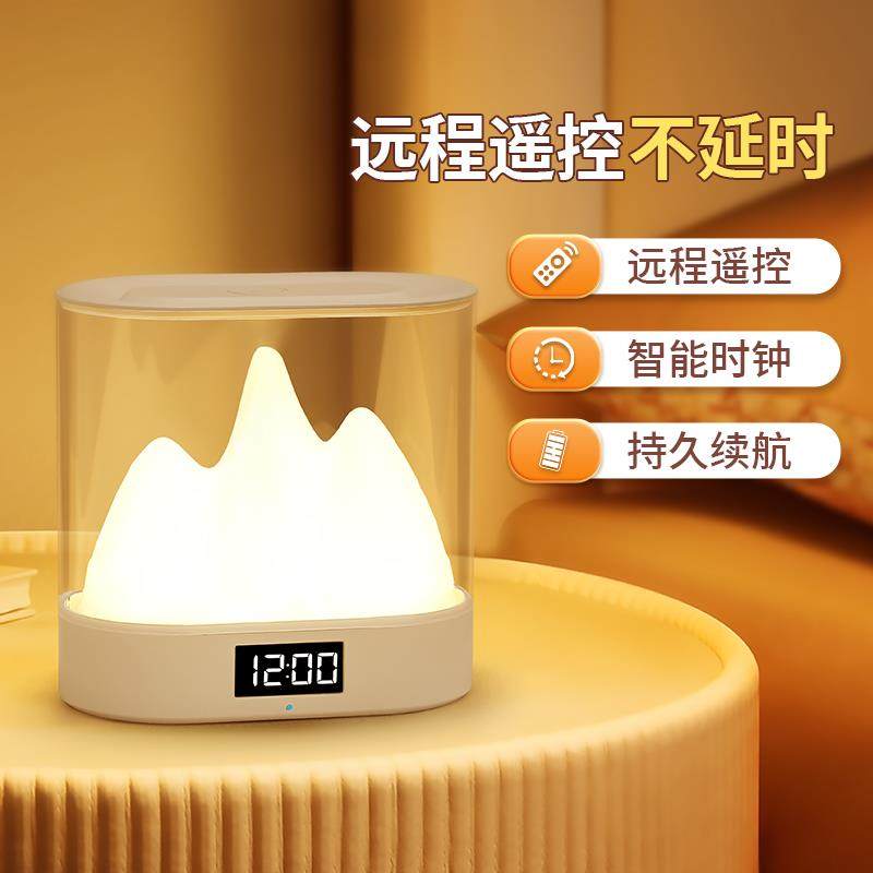 欧洲遥控小夜灯卧室睡眠高级感台灯2024年新款床头灯婴儿喂奶护眼,金属材料及制品,金属加工件/五金加工件,淘宝优惠券,粉丝福利购,淘宝优惠卷