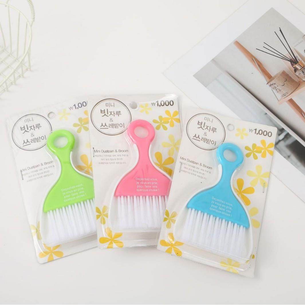 厂家簸箕小扫帚两件套桌面刷子键盘清洁刷宠物仓鼠笼清扫工具套装