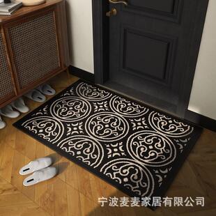 跨境丙纶地毯美式入户地垫门垫家用高级进门除尘防滑脚垫吸水垫子