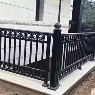 铝合金户外百叶栏杆护栏围栏栅栏篱笆网格隔离户外铝合金扶手花架