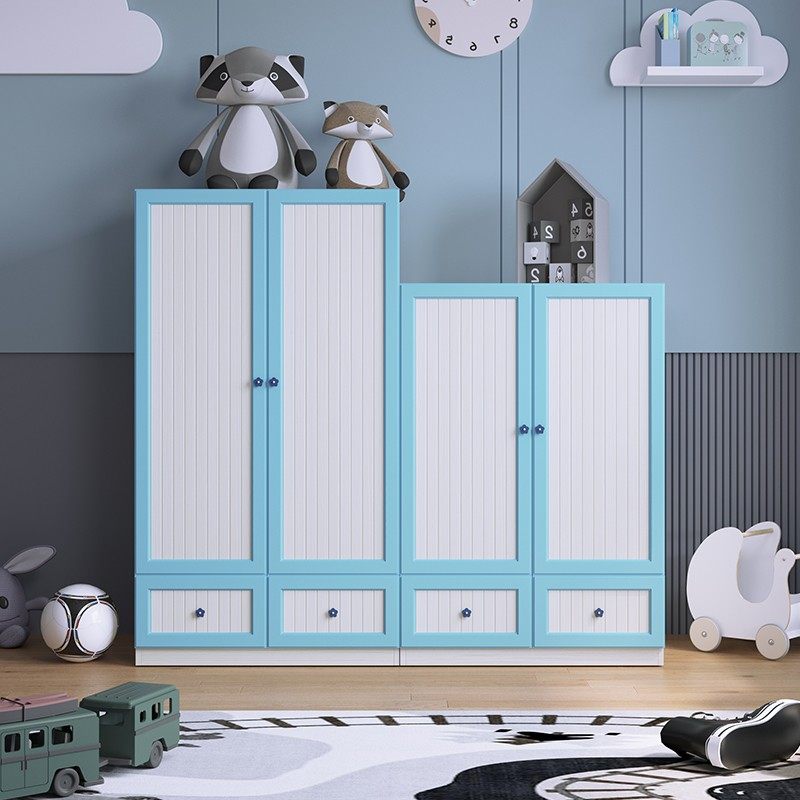 全铝家具宝宝衣柜铝合金衣柜儿童衣柜收纳柜金属衣柜卧室男孩衣橱