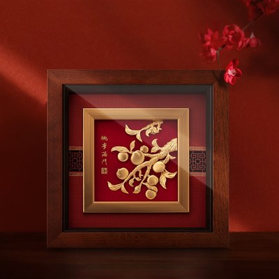 毕业季礼物送给老师学校桃李满门金箔画桌面摆件教师节纪念礼品
