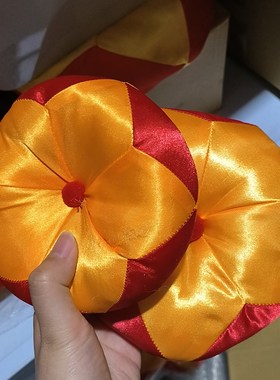 木鱼佛音垫子莲花彩垫打击乐器配垫棉布通用双色法器绸缎配套棉垫