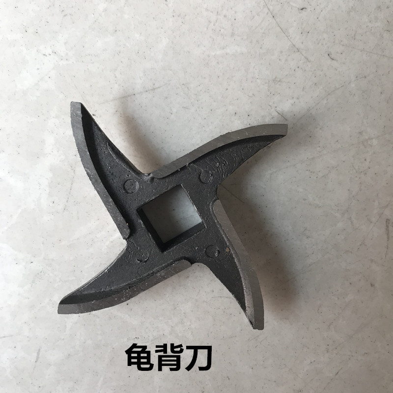 22型QRLS400绞切机篦子绞肉机孔板圆刀出肉板带凸起十字磨龟背刀