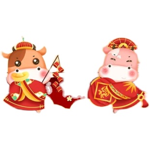 新款喜庆新年地垫红色门垫门厅卧室厨房可水洗耐脏短绒防滑蹭脚垫