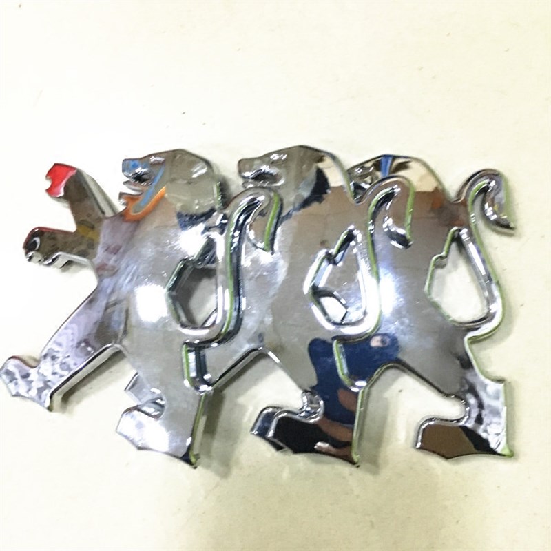 东风标致车尾标207后车标307标志206后狮子标尾厢标志原厂后标