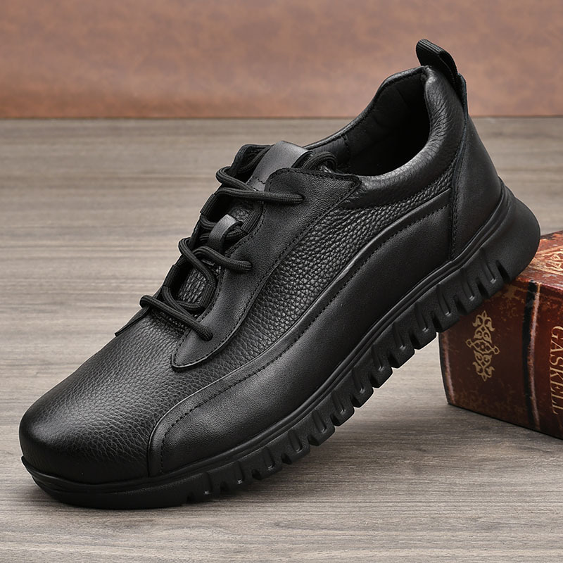 头层牛皮男鞋运动休闲鞋真皮