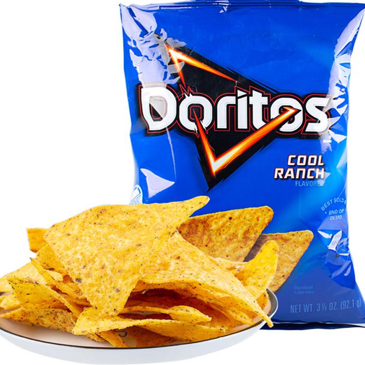 美国进口乐事旗下多力多滋农场风味玉米片休闲零食咸味香脆薯片