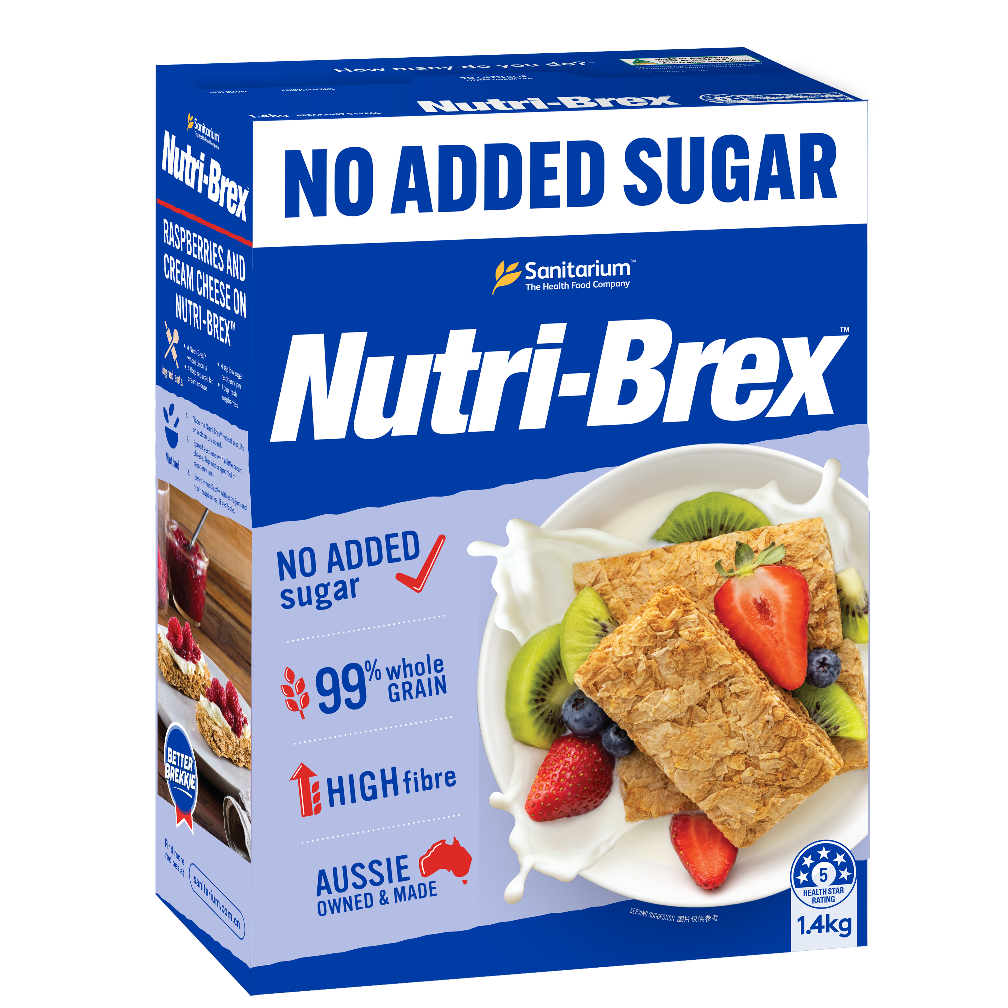 澳洲欣善怡谷物麦片无加糖1.4kg